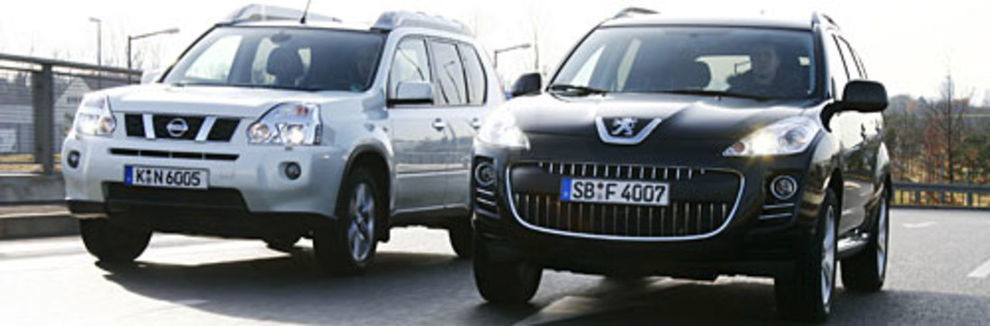 Test comparatif: Nissan X-Trail vs. Peugeot 4007 – Village mondial