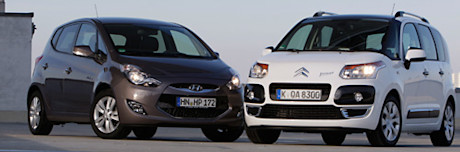 Vergleichstest: Hyundai ix20 vs. Citroën C3 Picasso – Sponti oder Spießer