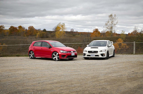 Editorial 2016 subaru wrx sti vs vw golf r jw 05
