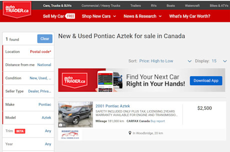 Editorial pontiac aztek listing 190507