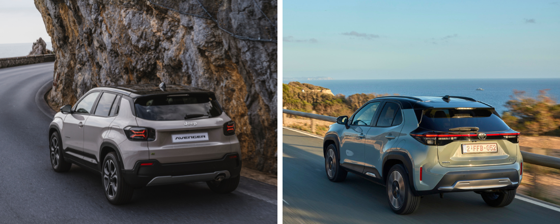 I SUV più venduti in Italia: confronto tra Jeep Avenger e la Toyota Yaris Cross 2024