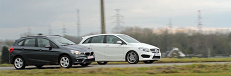 Test comparatif: BMW Série 2 Active Tourer – Mercedes-Benz Classe B – Fausses jumelles, vraies rivales !