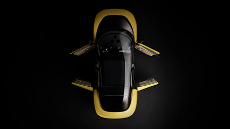 Ferrari Luce con le porte aperte