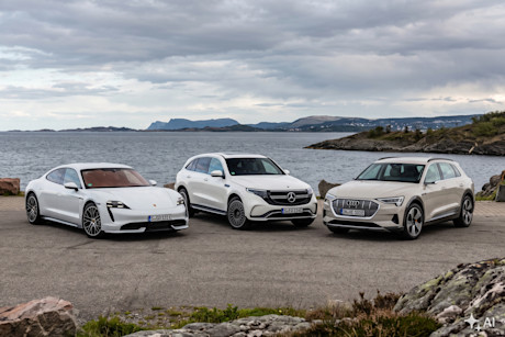 2026 Porsche Taycan Audi e-tron GE Mercedes-Benz EQC Vergleich