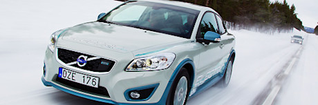 Grenzbereich: Volvo C30 electric – Reichweite trotz Minusgraden