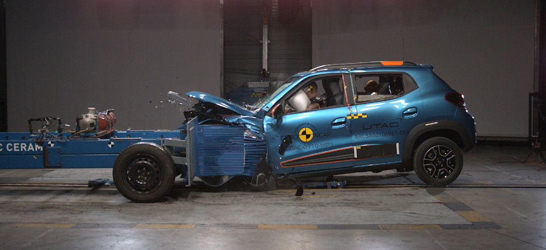 Aie ! Les Renault Zoe et Dacia Spring ratent leur crash-test Euro NCAP