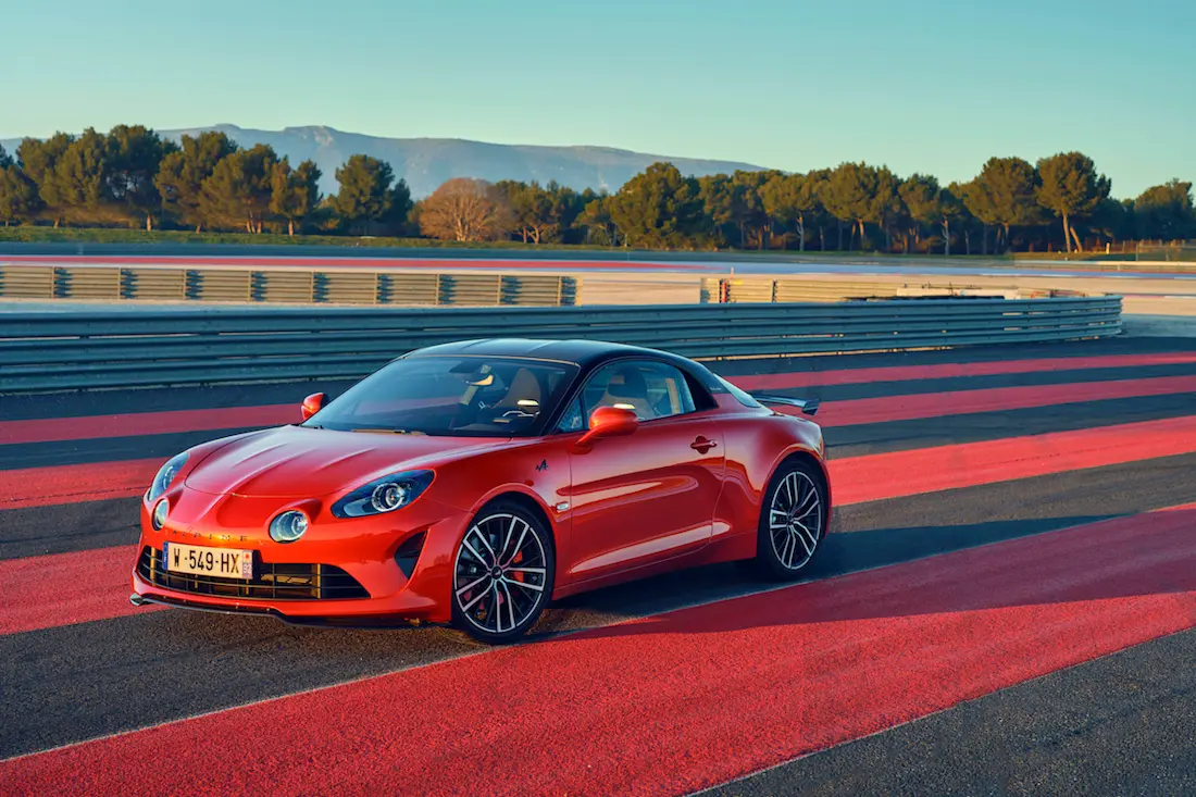 Alpine A110 S (2022) statisch, vooraanzicht Alpine A110 S (2022) statisch, vooraanzicht