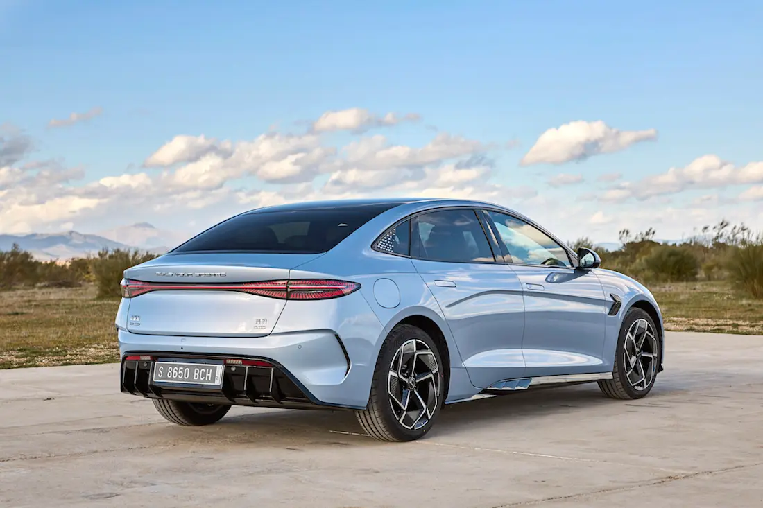 BYD Seal (2023) static, rear view BYD Seal (2023) static, rear view