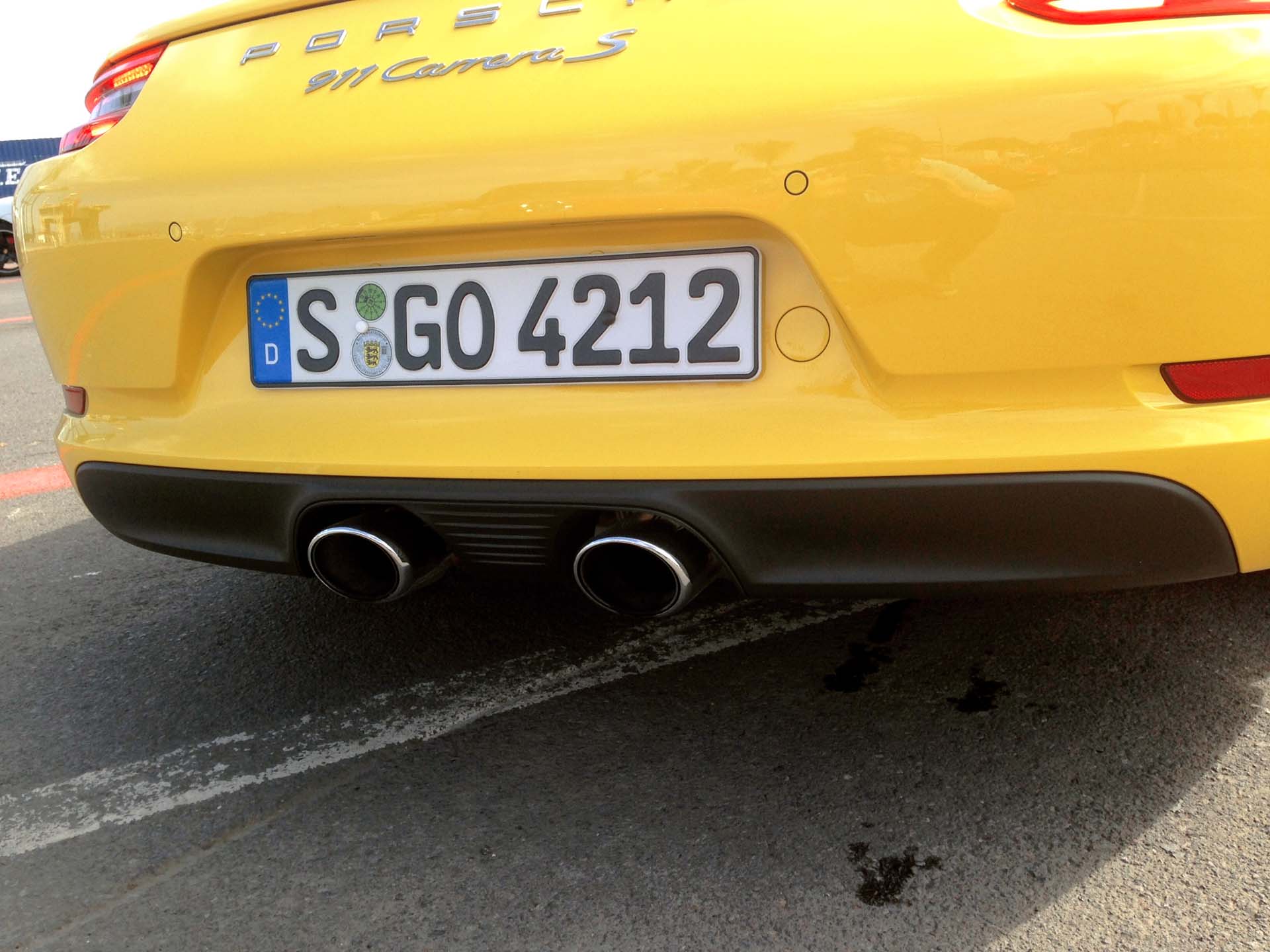 $3750 gets you the Sport Exhaust System with its twin central tips. You will want this. It gives 3.0L a popping, crackling, blaring voice that will put to rest any worries of those turbos damping the aural experience.