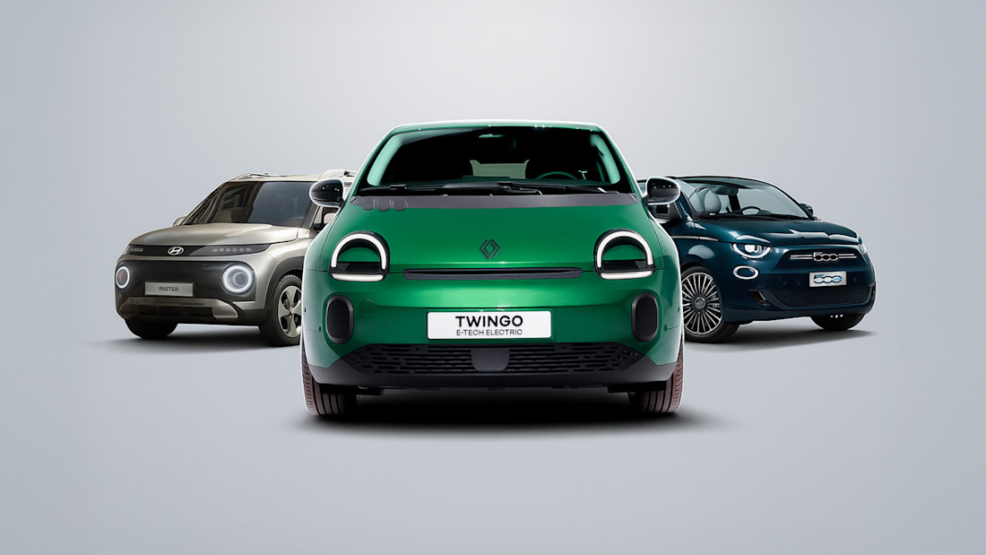 Renault Twingo E-Tech vs. Hyundai Inster vs. Fiat 500 E: Elektro-Kleinwagen im Vergleich
