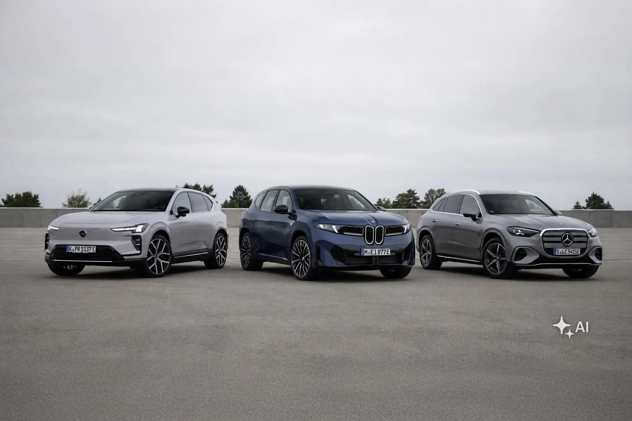 Volvo EX60 vs. BMW iX3 vs. Mercedes GLC EQ: Wer ist der Beste? - AutoScout 24 Deutschland
