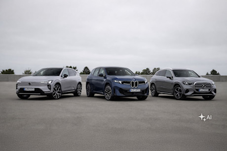 2026 Vergleich Mercedes GLC elektrisch BMW iX3 Neue Klasse Volvo EX60