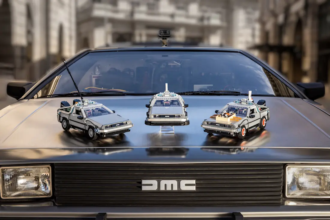 Lego DeLorean DMC-12 (Back To The Future) 3 modellen Lego DeLorean DMC-12 (Back To The Future) 3 modellen