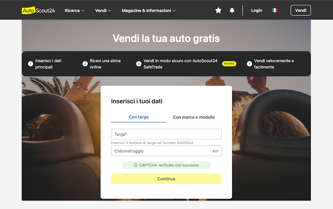 Vendere auto 1