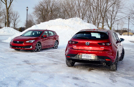 Mazda3 Sport AWD contre Subaru Impreza 2020 : match comparatif Image