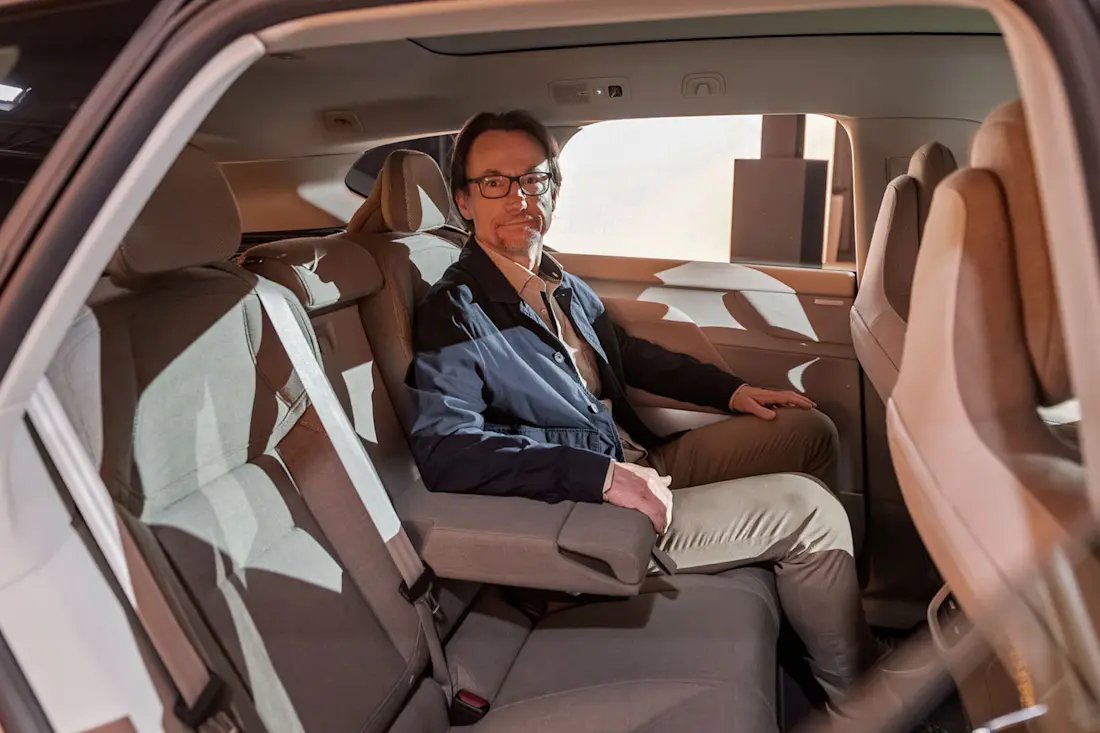 Volvo EX60 (2026)_erste Sitzprobe Rueckbank