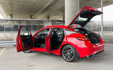 Editorial 2022 honda civic hatchback sport touring 17 ct
