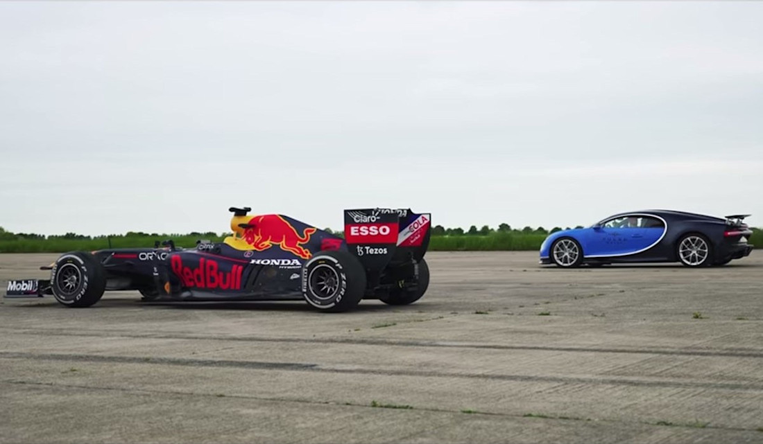 Vidéo : la Bugatti Chiron est-elle plus rapide qu'une Formule 1 ?