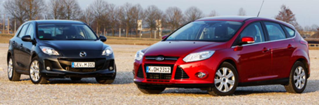 Vergleichstest: Ford Focus vs. Mazda 3 – Ende der Brüderlichkeit