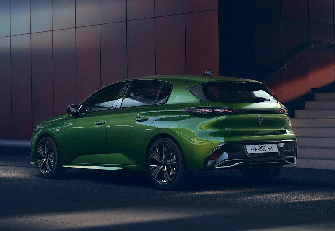 Peugeot-308-2022 frontale Seitenansicht 3