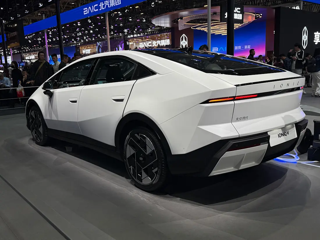 Hyundai Ioniq V rear