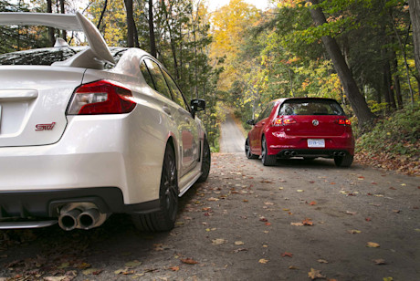 Editorial 2016 subaru wrx sti vs vw golf r jw 10
