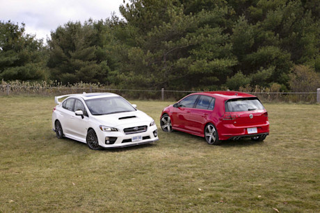 Editorial 2016 subaru wrx sti vs vw golf r jw 03