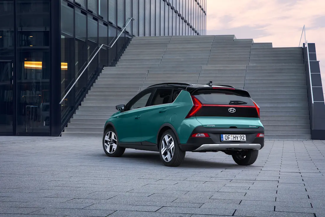 Hyundai Bayon (2021) statisch achteraanzicht Hyundai Bayon (2021) statisch achteraanzicht