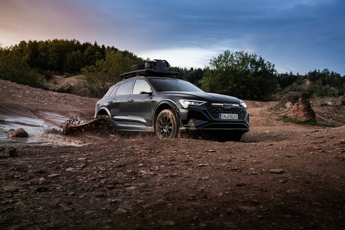 Audi Q8 e-tron Edition Dakar is extra ruige EV