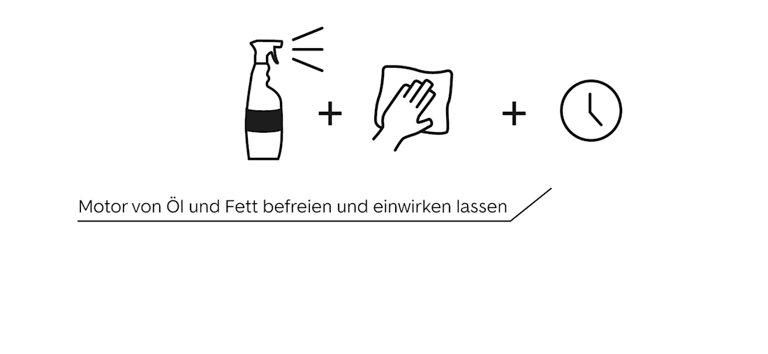 So wird die Motorwäsche richtig ausgeführt – Schritt Acht