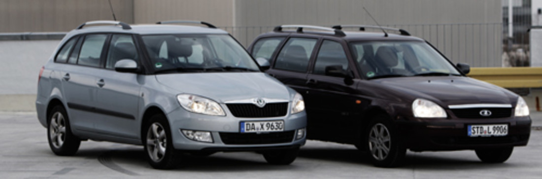 Vergleichstest: Lada Priora Kombi vs. Skoda Fabia Combi – Im Osten was Neues