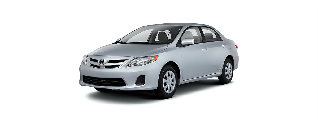 Black Front Upper Grille Cover Molding For 2011-2013 Toyota Corolla Sedan