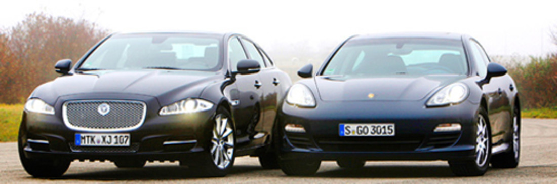 Comparativa: Porsche Panamera Diesel vs. Jaguar XJ 3.0 V6 Diesel S – El lujo sobre ruedas