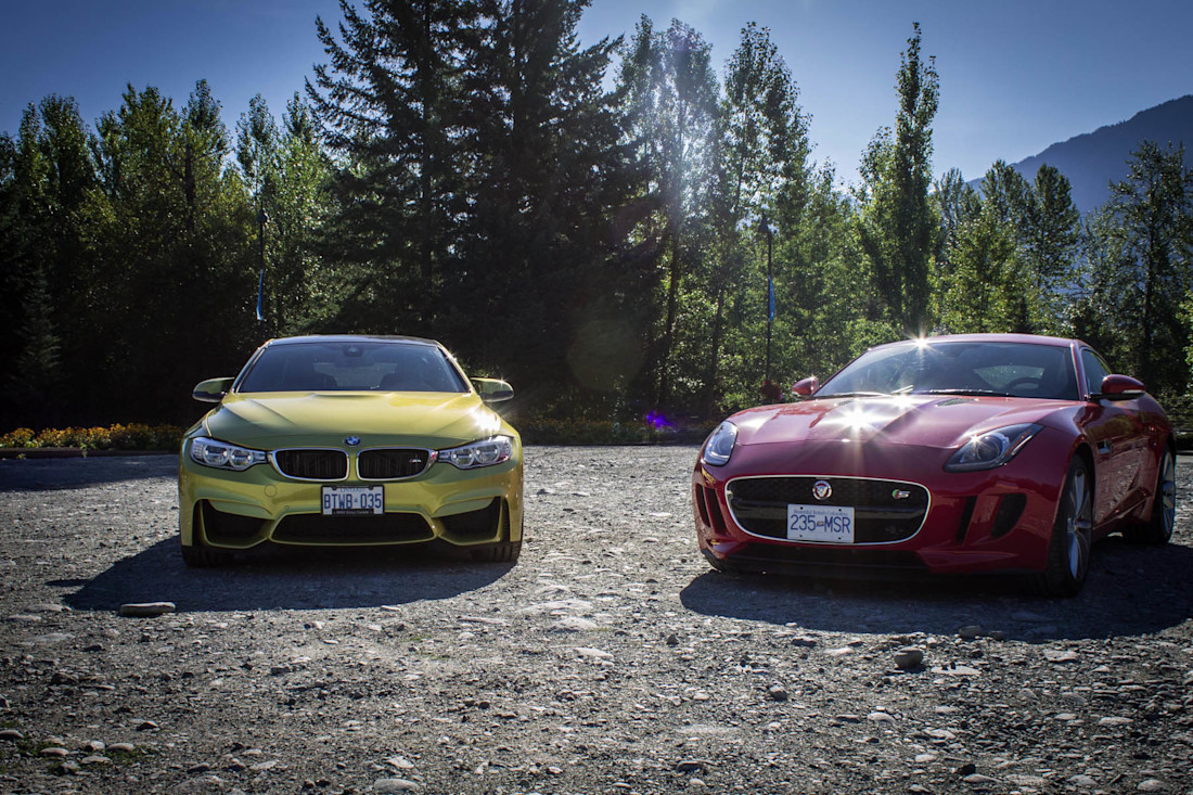 Editorial 02 bm jaguar f type vs bmw m4