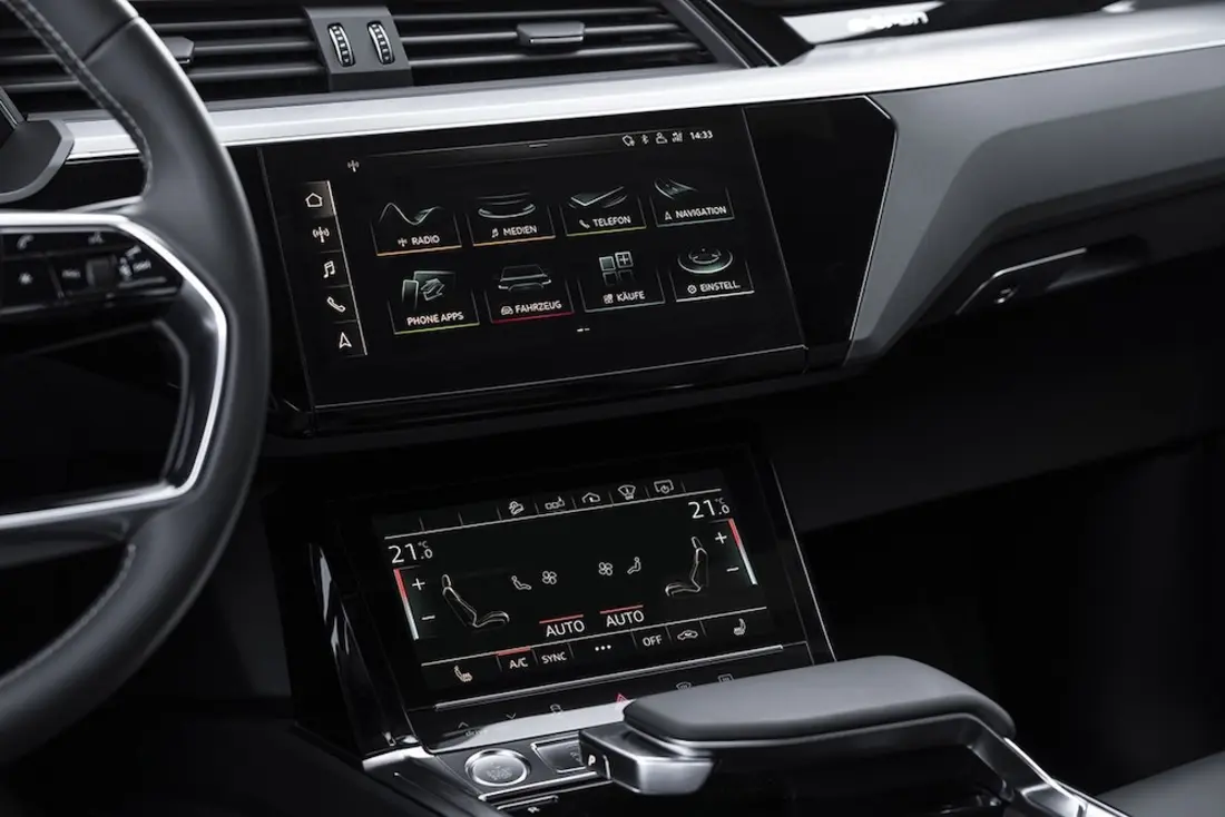 AS24 Test Audi E-Tron dashboard AS24 Test Audi E-Tron dashboard