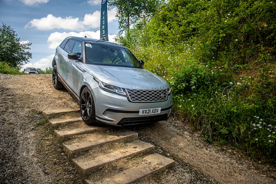 AS24 Land Rover Experience Velar downhill AS24 Land Rover Experience Velar downhill