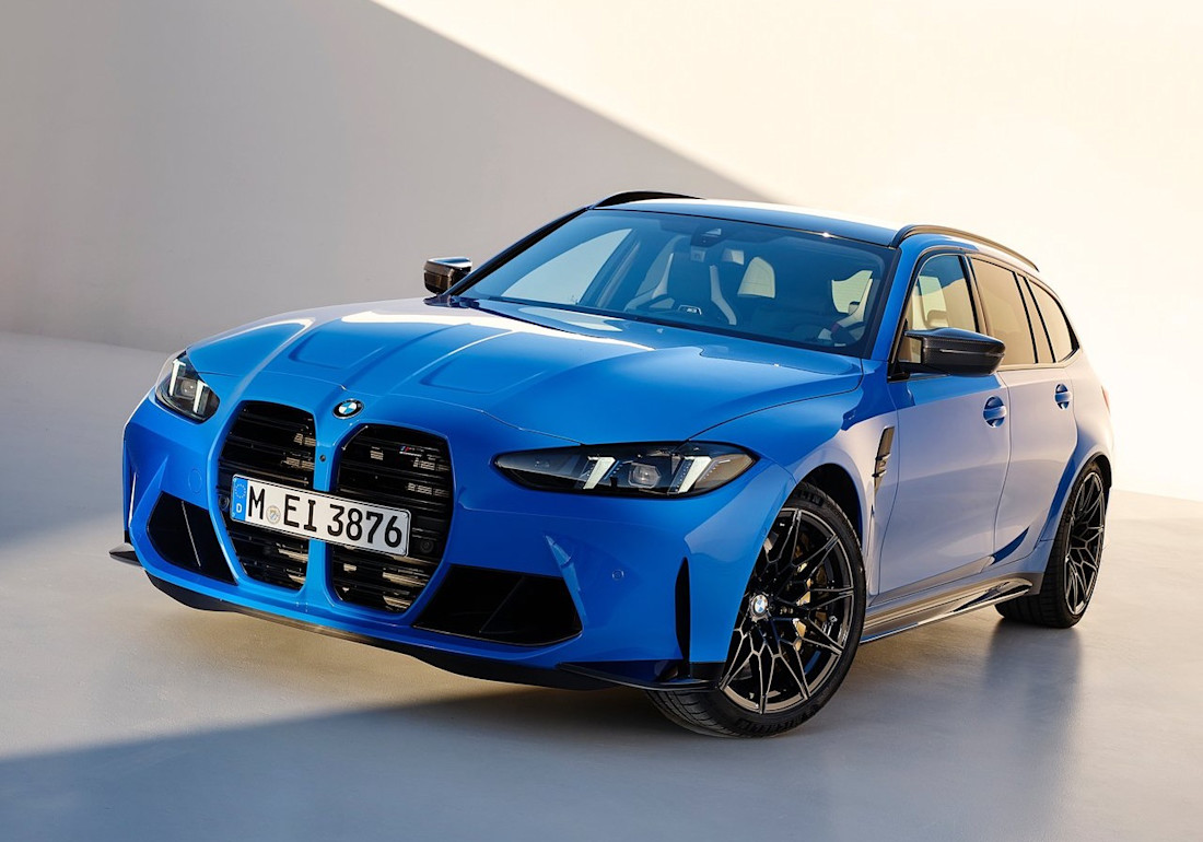 BMW-M3 Touring-2025-frontale Seitenansicht