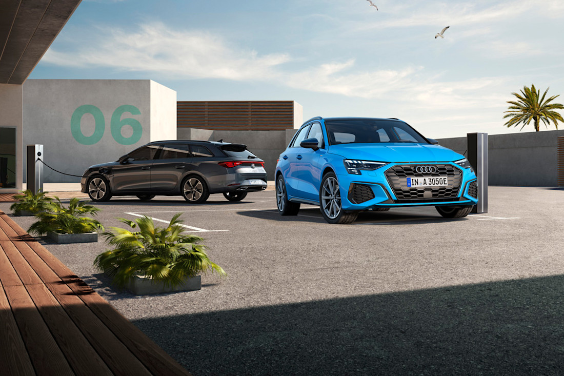Même hybride, différents emballages : Audi A3 40 TFSI e et Seat Leon e-Hybrid