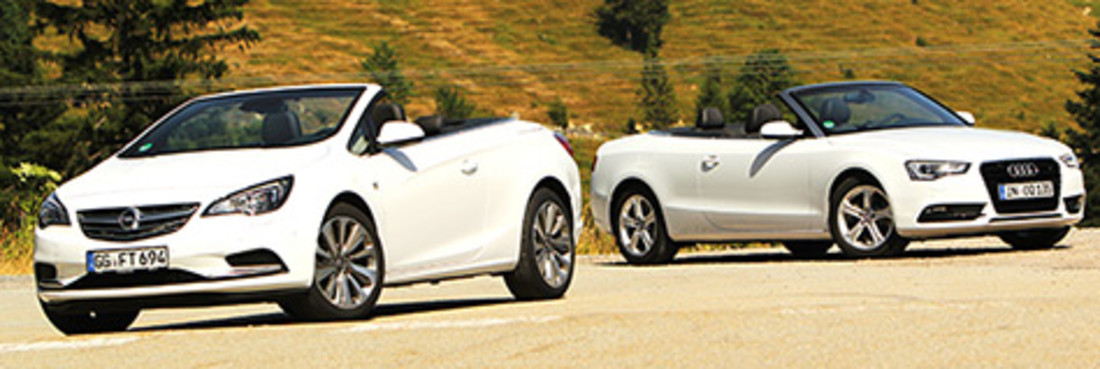 Comparativa: Opel Cabrio vs. Audi A5 Cabriolet – Veteranía o juventud