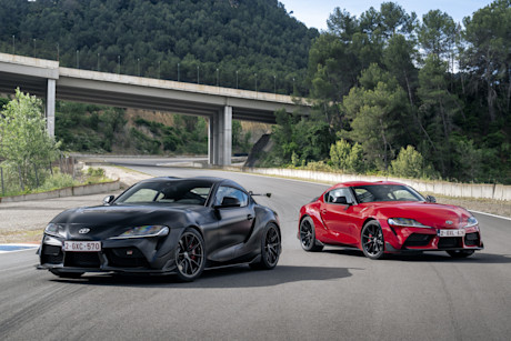 Toyota Supra A90 und Lightweight 1
