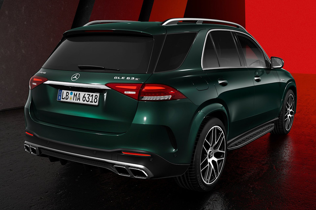 Mercedes Benz GLE63 AMG achterkant