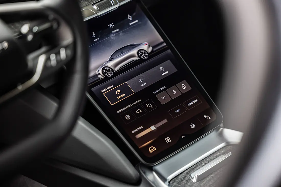 Lucid Air Pure RWD Mojave Interior (8) Lucid Air Pure RWD Mojave Interior (8)