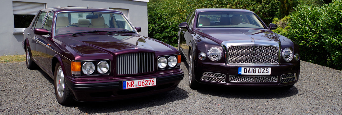 Hubraum trifft Hubraum: Zwei Bentleys unter sich