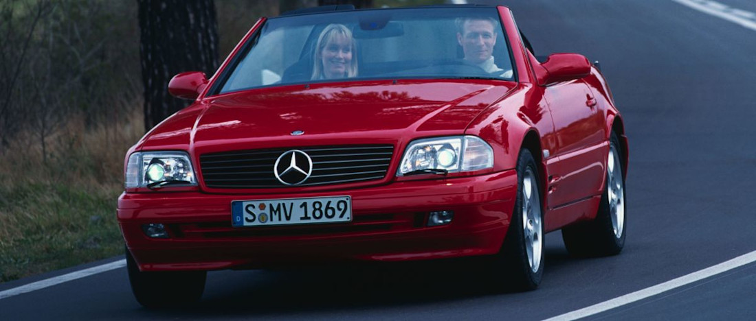 Mercedes Benz SL 320 voorkant