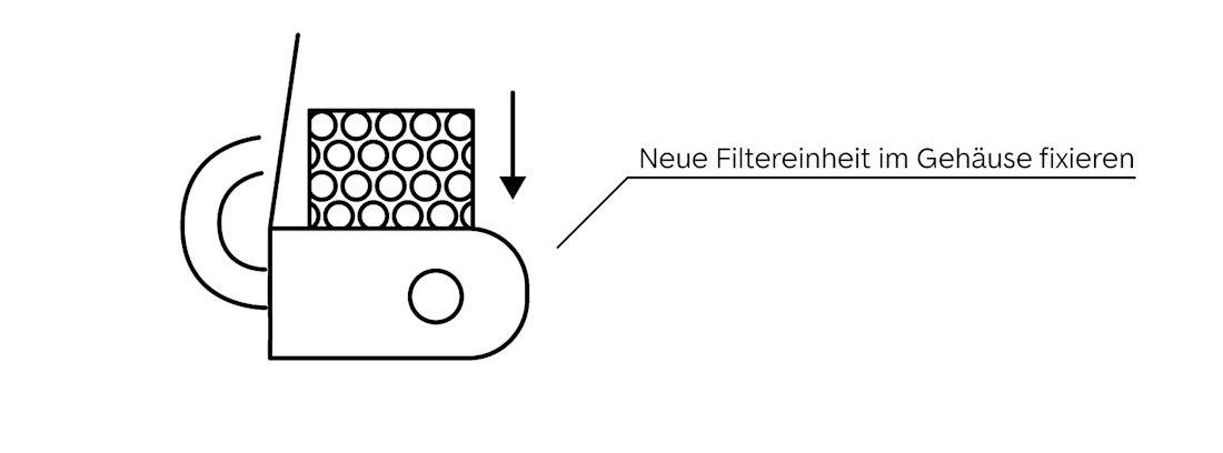 So gelingt der Austausch des Luftfilters – Schritt sechs So gelingt der Austausch des Luftfilters – Schritt sechs