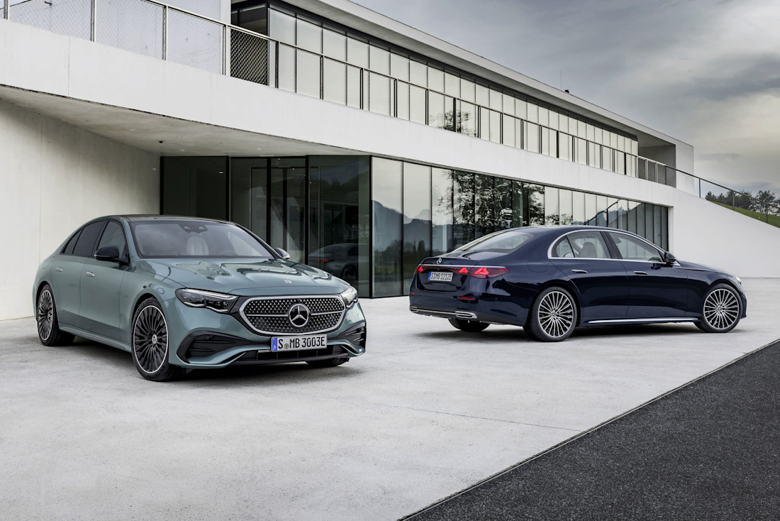 Start für die neue High-Tech E-Klasse von Mercedes