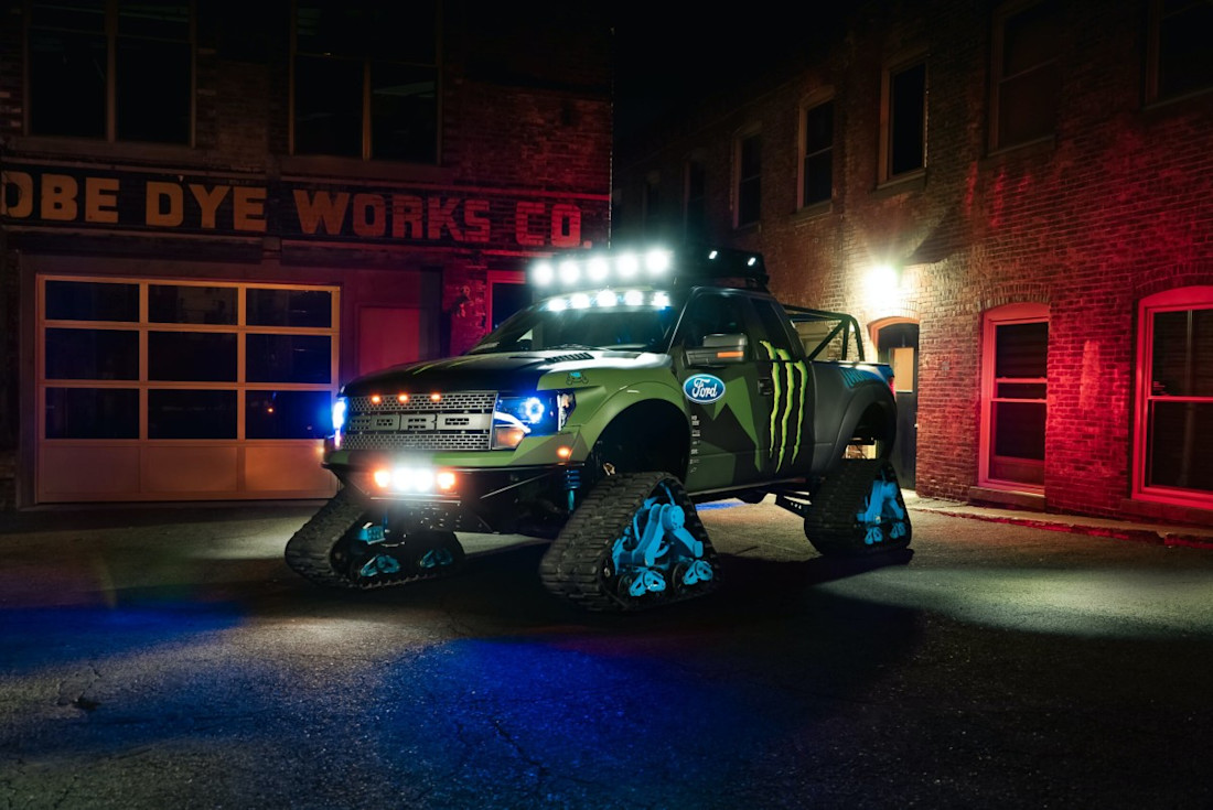 Koop Ken BLock’s Ford F-150 Raptortrax!