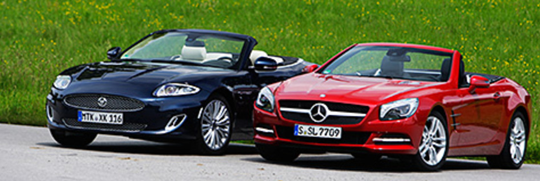 Comparativa: Jaguar XK vs. Mercedes-Benz SL – Una pareja poco avenida