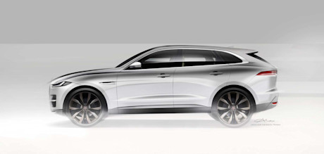 Editorial 01db jaguar f pace design sketch