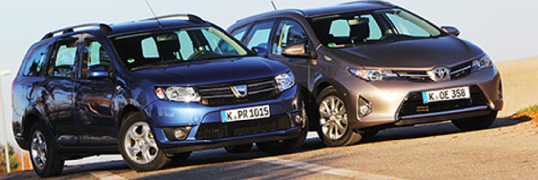 Comparativa: Dacia Logan Vs. Toyota Auris Sports – Una de compactos familiares
